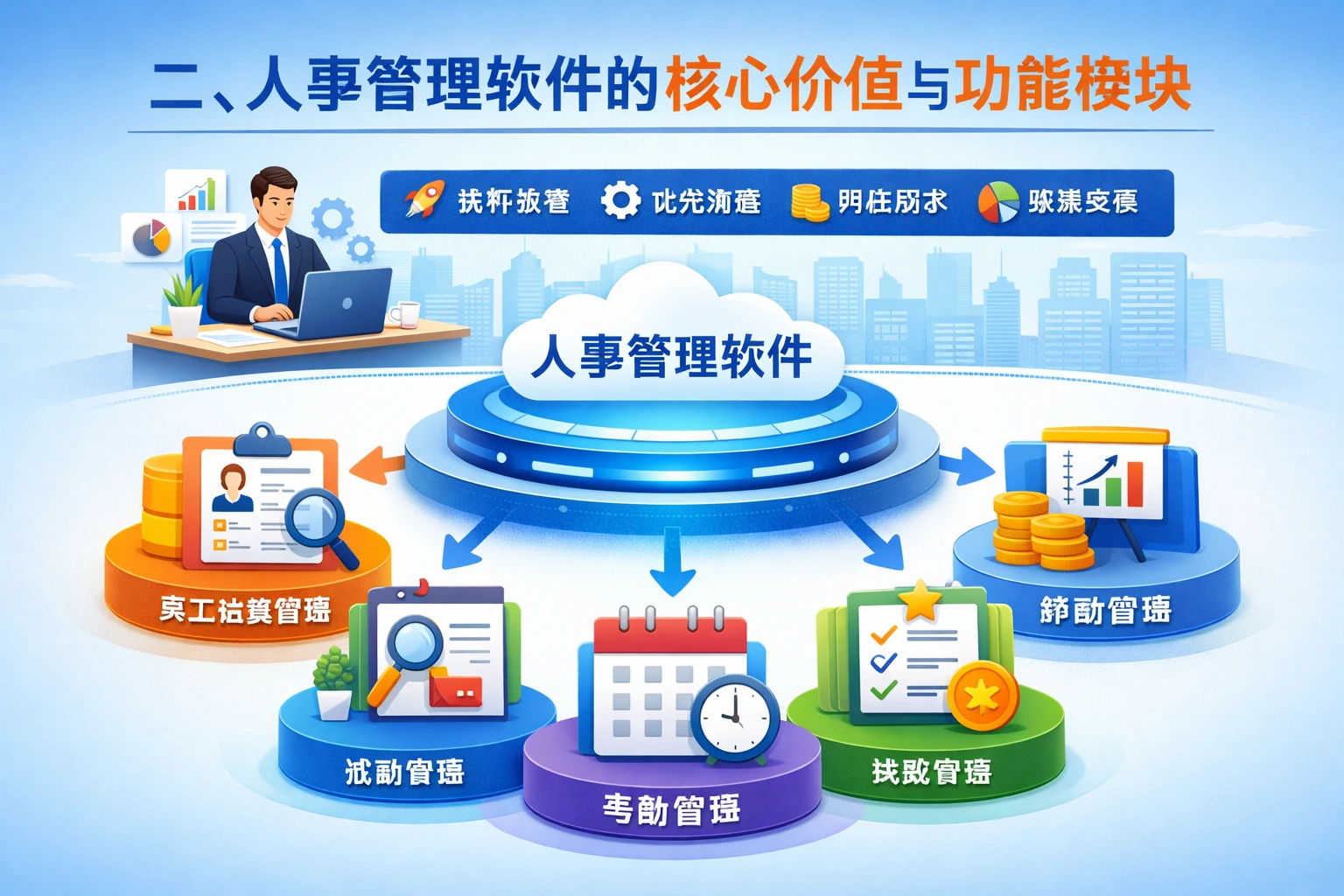 二、人事管理软件的核心价值与功能模块