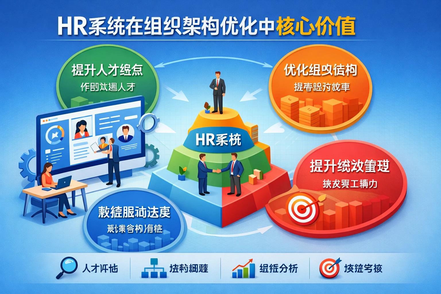 HR系统在组织架构优化中的核心价值