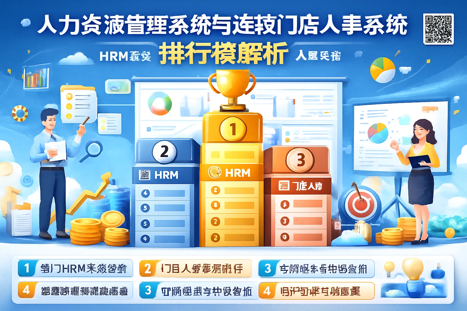 人力资源管理系统与连锁门店人事系统排行榜解析