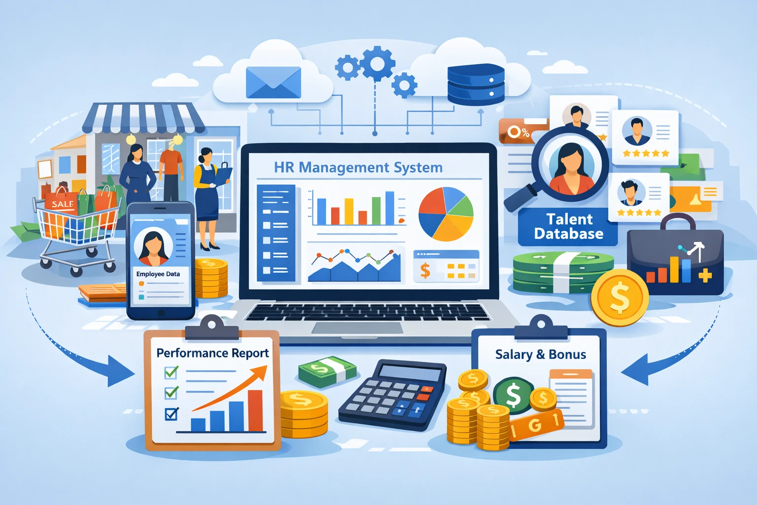 智能化人事管理软件与零售业人才库管理系统的绩效薪酬整合方案