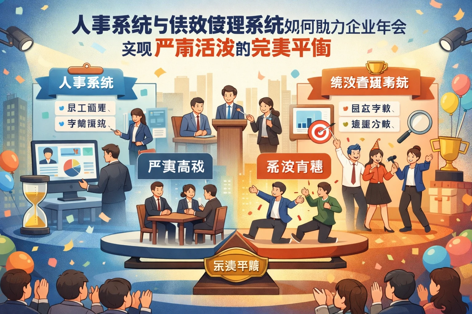 人事系统与绩效管理系统如何助力企业年会实现严肃活泼的完美平衡