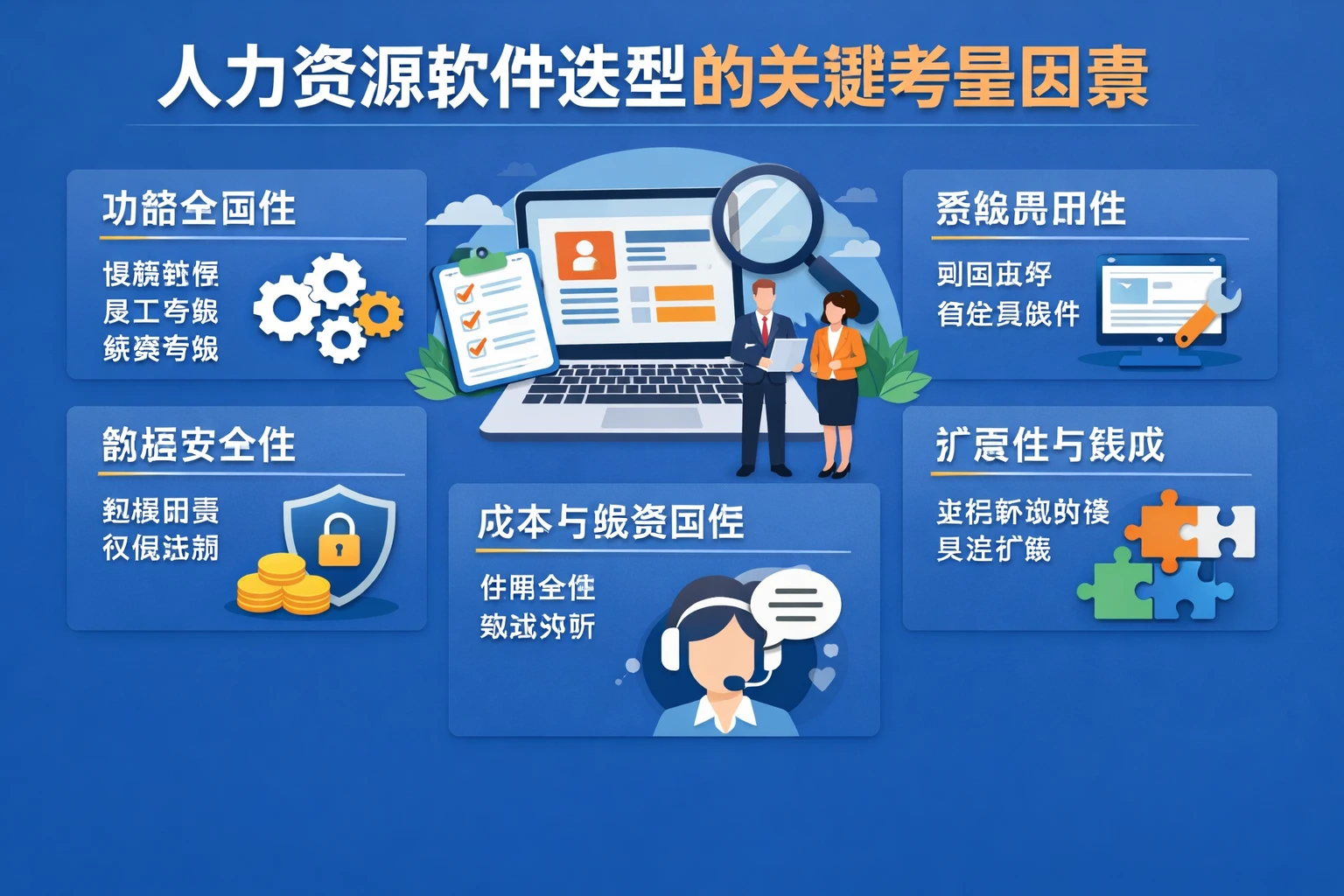 人力资源软件选型的关键考量因素
