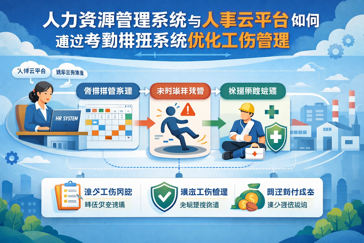 人力资源管理系统与人事云平台如何通过考勤排班系统优化工伤管理