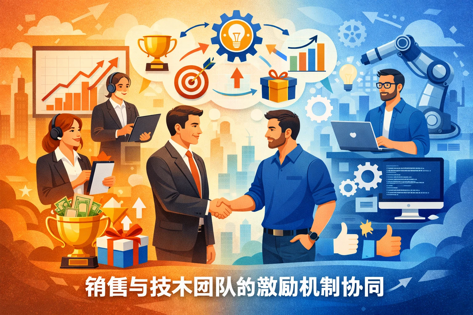 销售与技术团队的激励机制协同