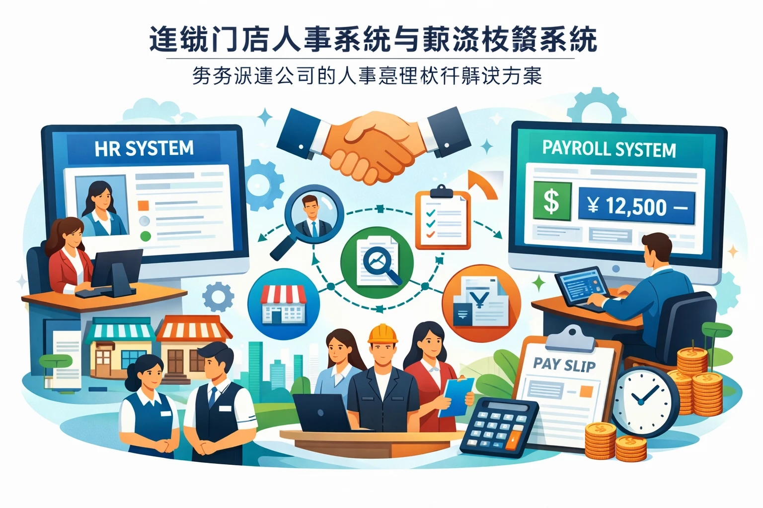 连锁门店人事系统与薪资核算系统：劳务派遣公司的人事管理软件解决方案