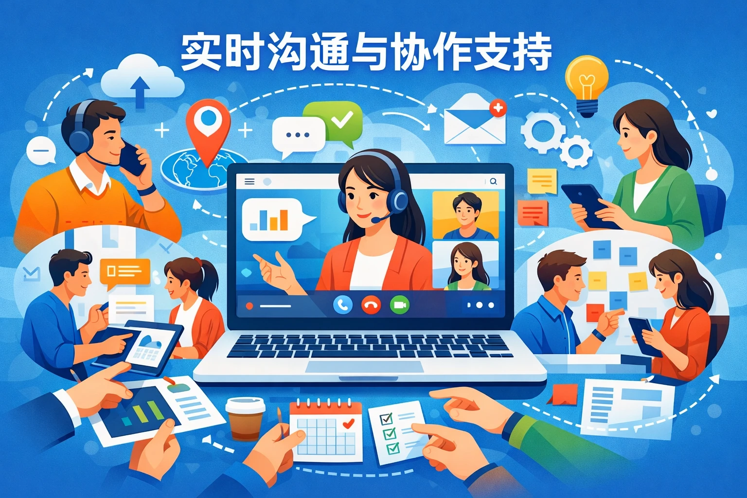 实时沟通与协作支持