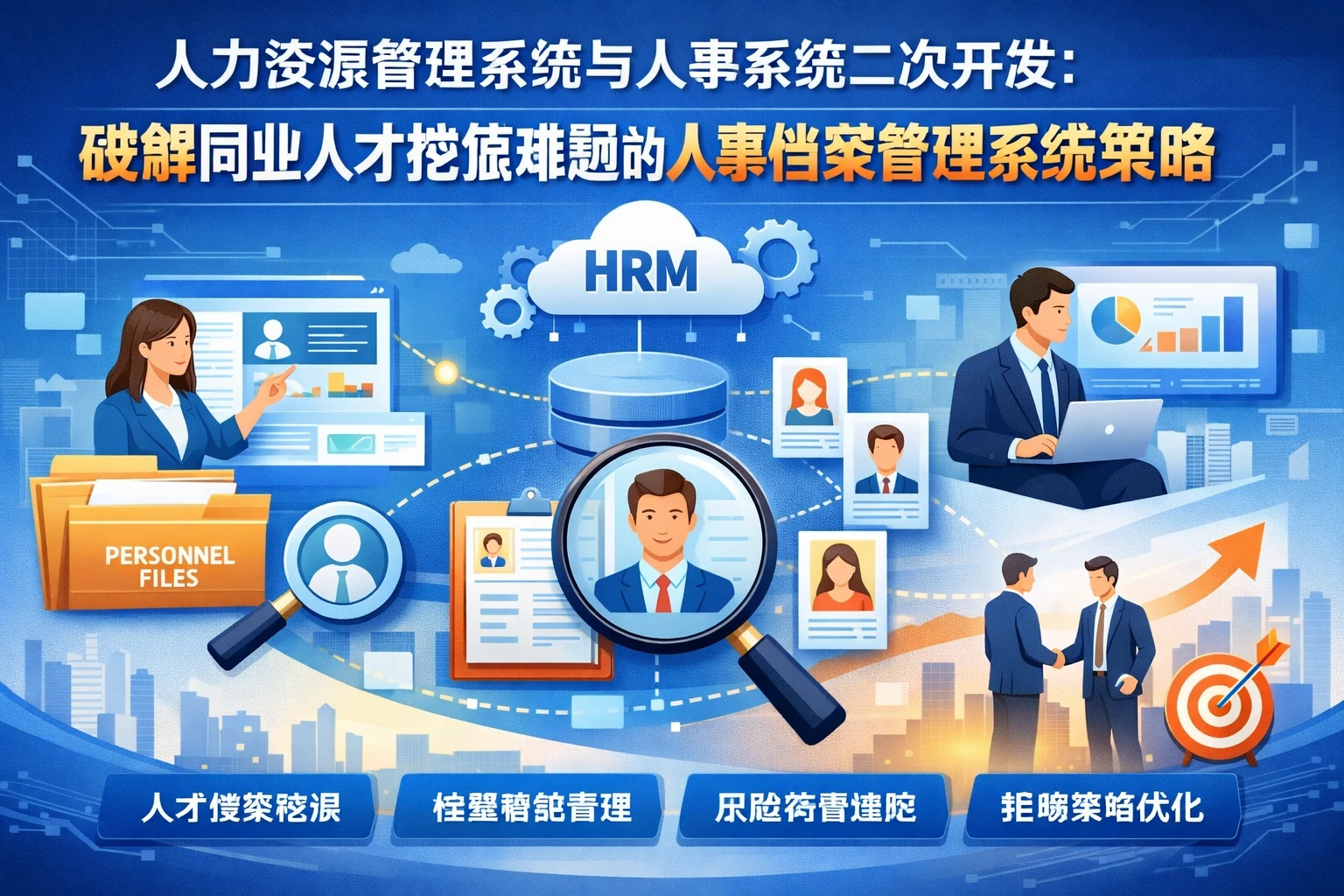 人力资源管理系统与人事系统二次开发：破解同业人才挖掘难题的人事档案管理系统策略