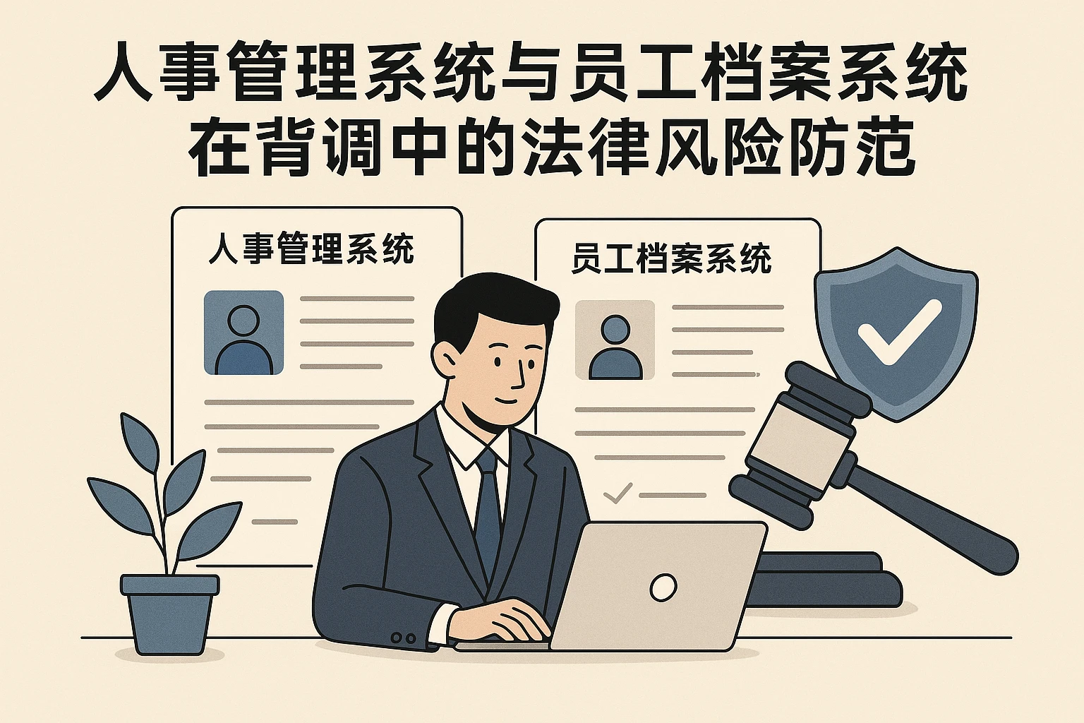 人事管理系统与员工档案系统在背调中的法律风险防范