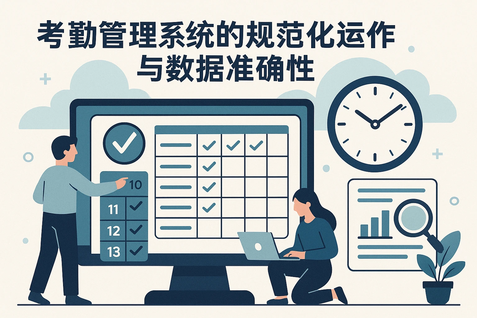 考勤管理系统的规范化运作与数据准确性