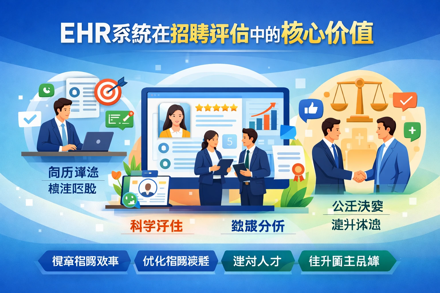 EHR系统在招聘评估中的核心价值