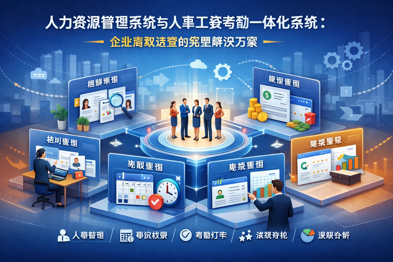 人力资源管理系统与人事工资考勤一体化系统：企业高效运营的完整解决方案