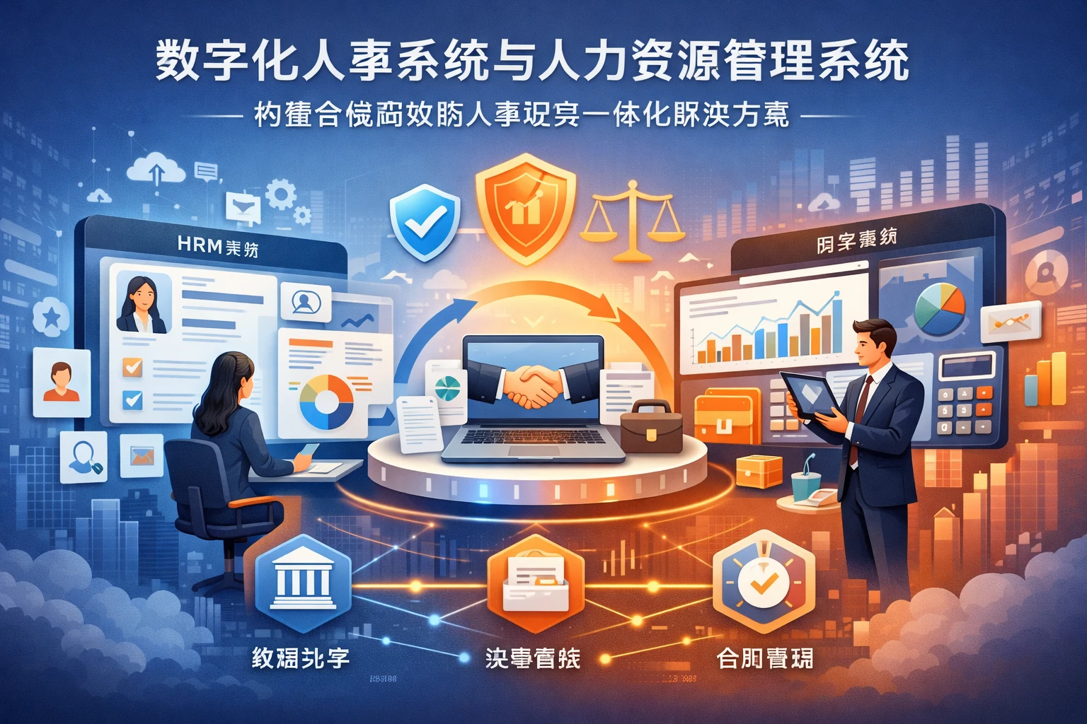 数字化人事系统与人力资源管理系统：构建合规高效的人事财务一体化解决方案