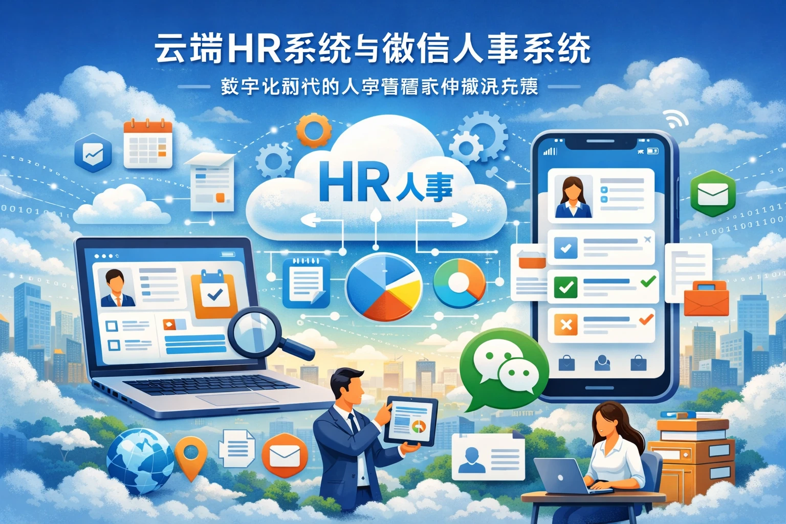 云端HR系统与微信人事系统：数字化时代的人事管理软件解决方案