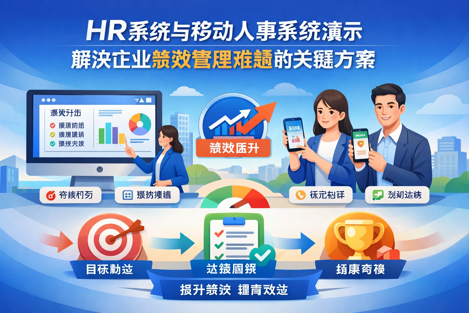 HR系统与移动人事系统演示：解决企业绩效管理难题的关键方案
