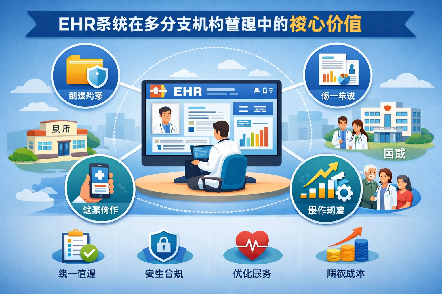EHR系统在多分支机构管理中的核心价值