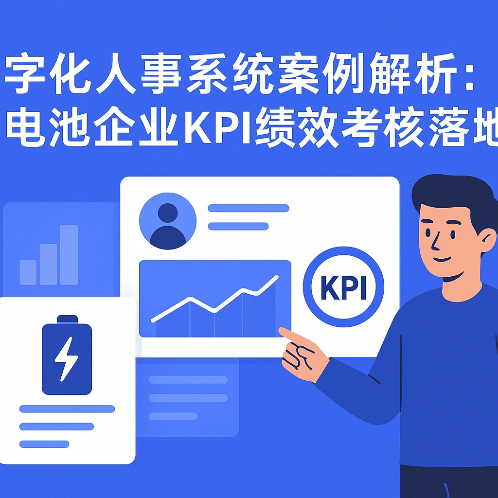 数字化人事系统案例解析：锂电池企业KPI绩效考核落地指南
