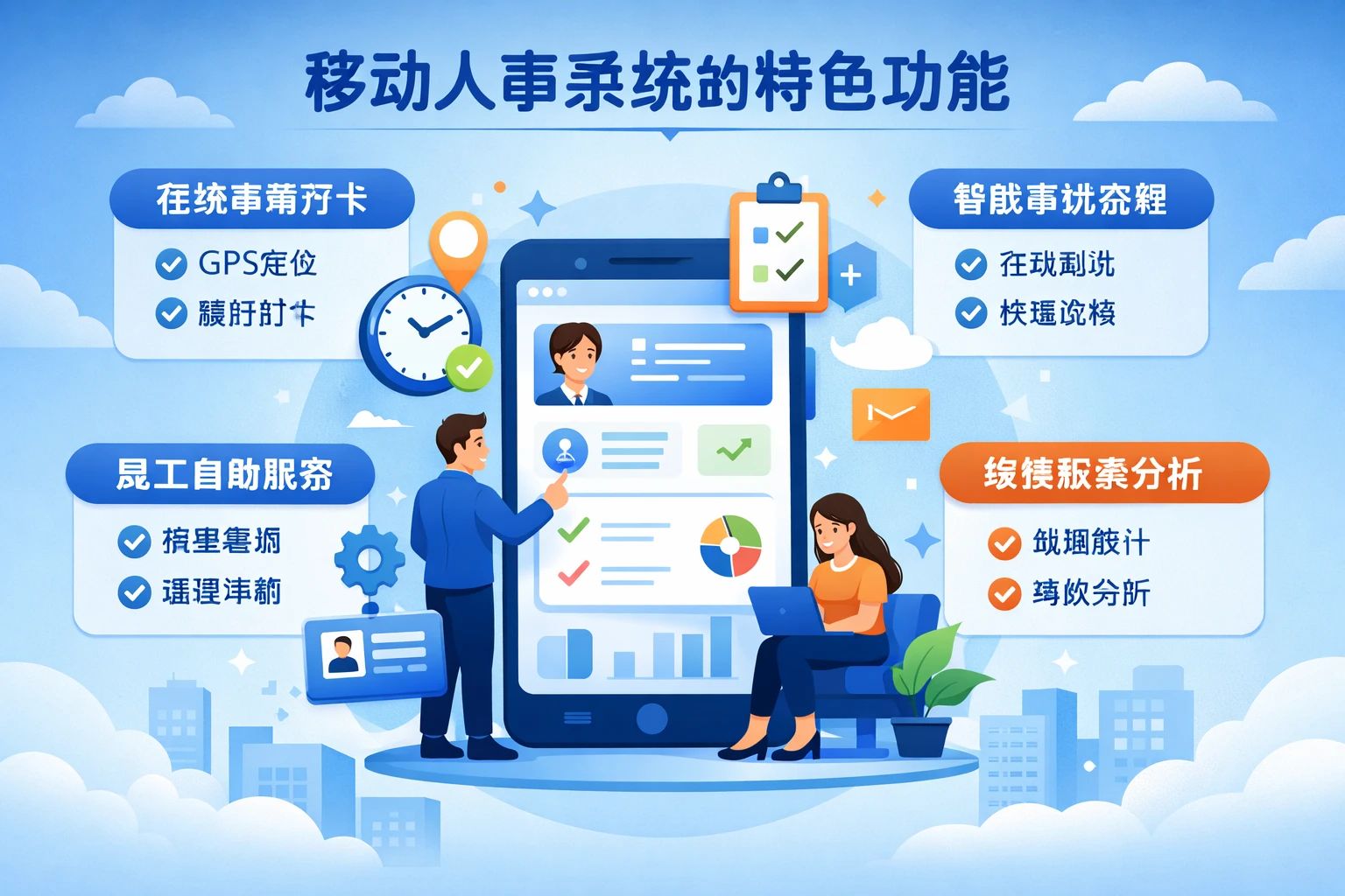 移动人事系统的特色功能