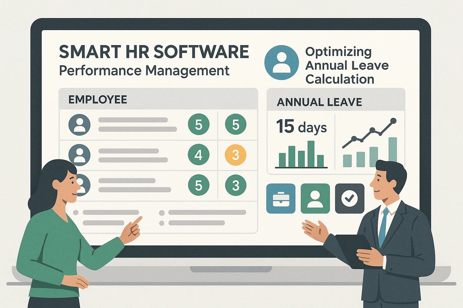 智能HR管理软件与绩效管理系统：优化年假计算的在线人事系统解决方案