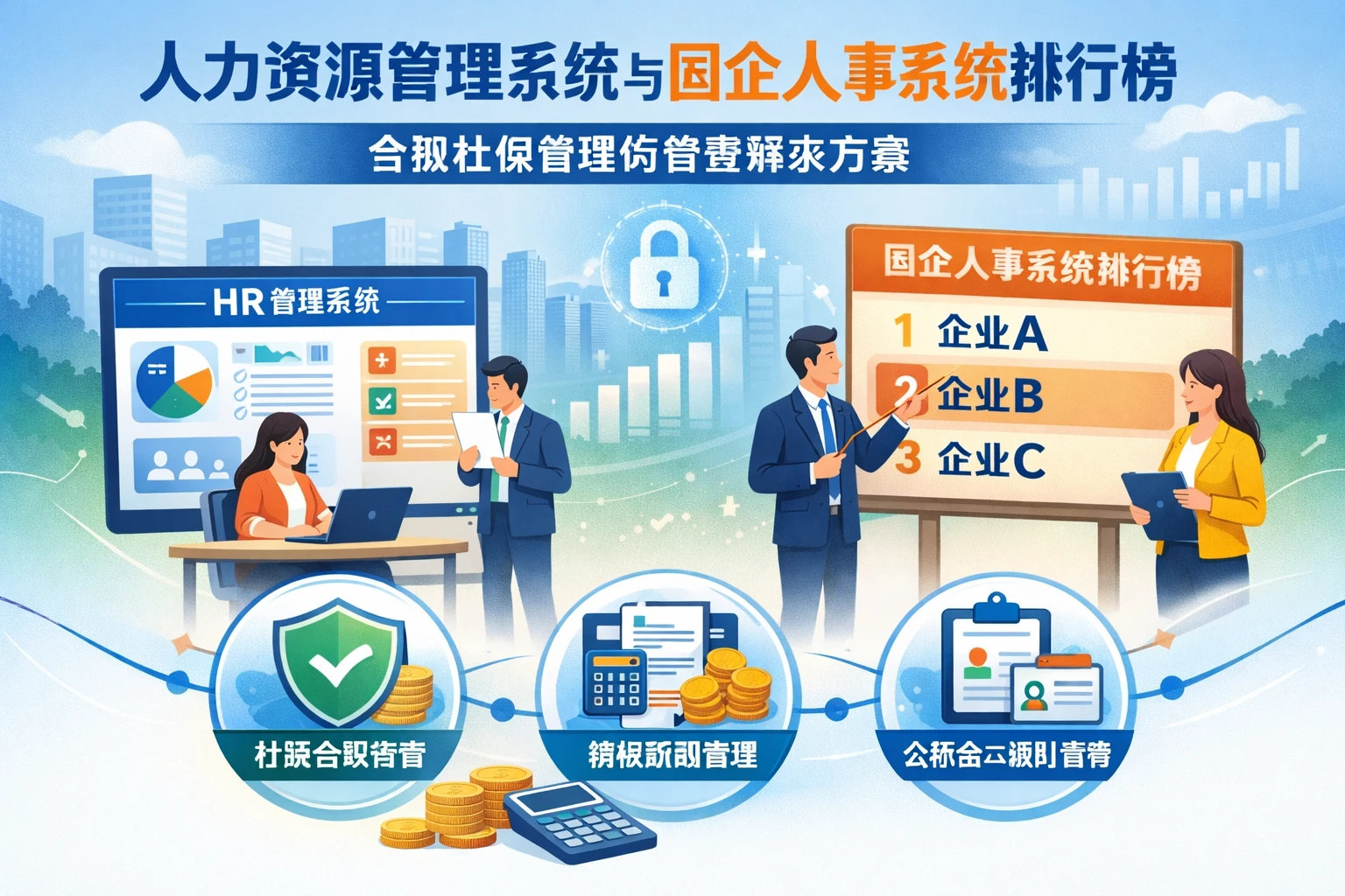 人力资源管理系统与国企人事系统排行榜：合规社保管理的智慧解决方案