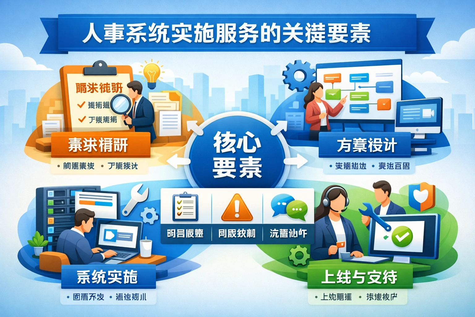 人事系统实施服务的关键要素