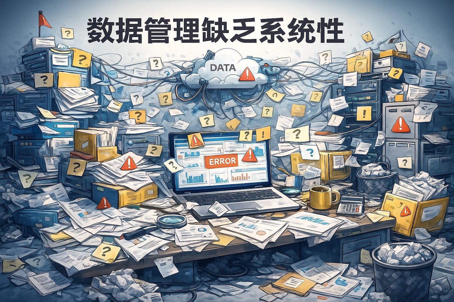 数据管理缺乏系统性