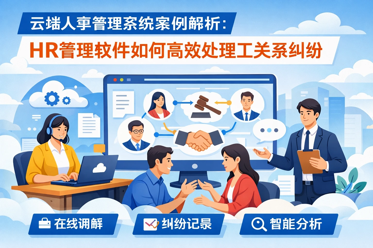 云端人事管理系统案例解析：HR管理软件如何高效处理员工关系纠纷