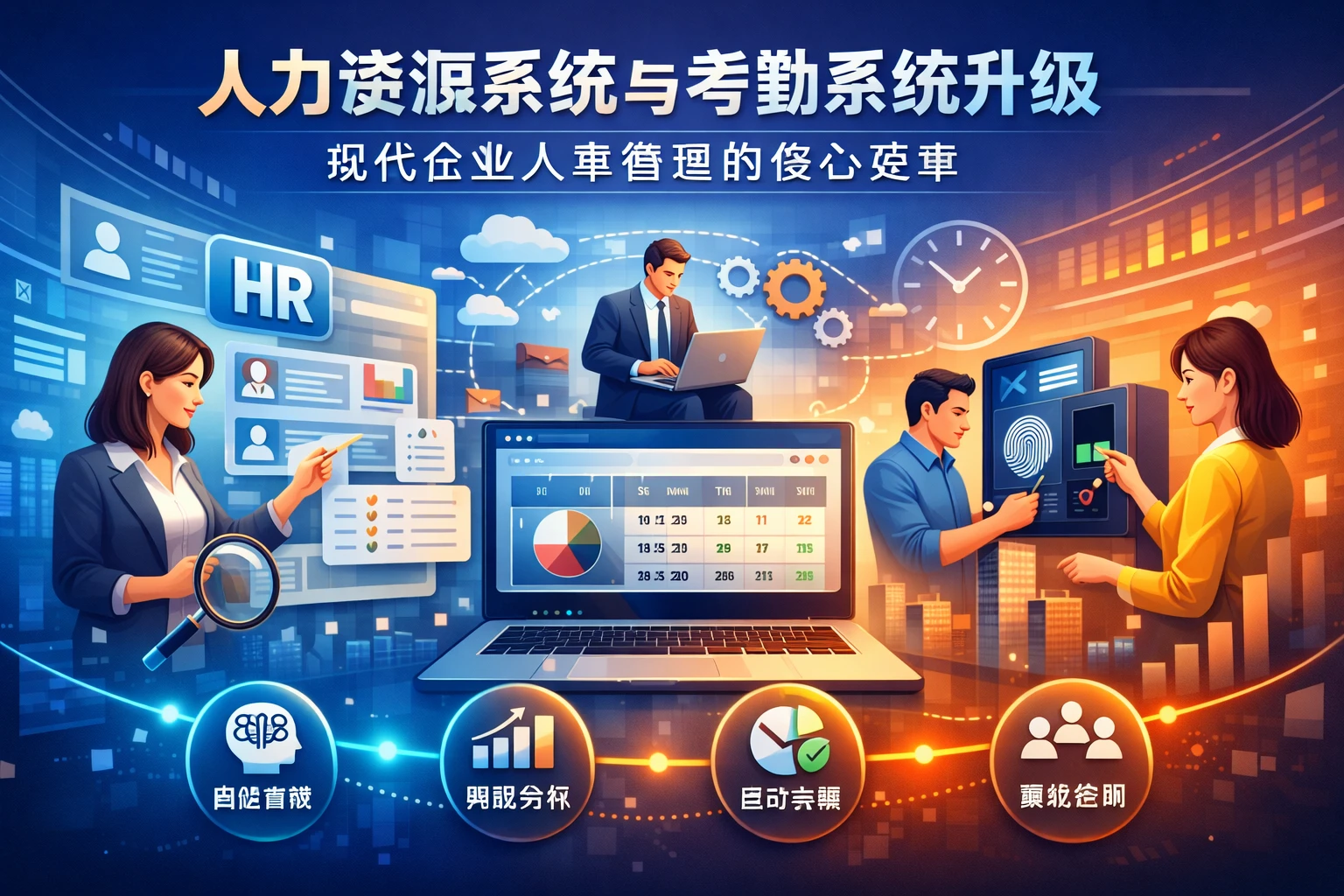人力资源系统与考勤系统升级:现代企业人事管理的核心变革