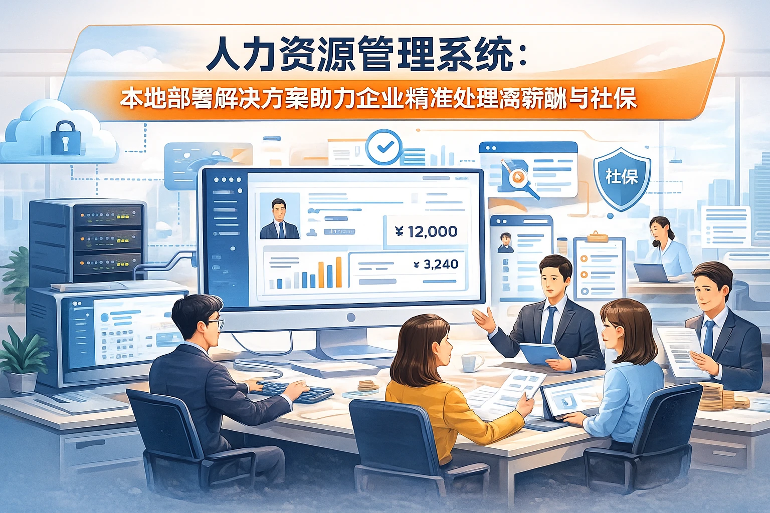 人力资源管理系统:本地部署解决方案助力企业精准处理离职薪酬与社保