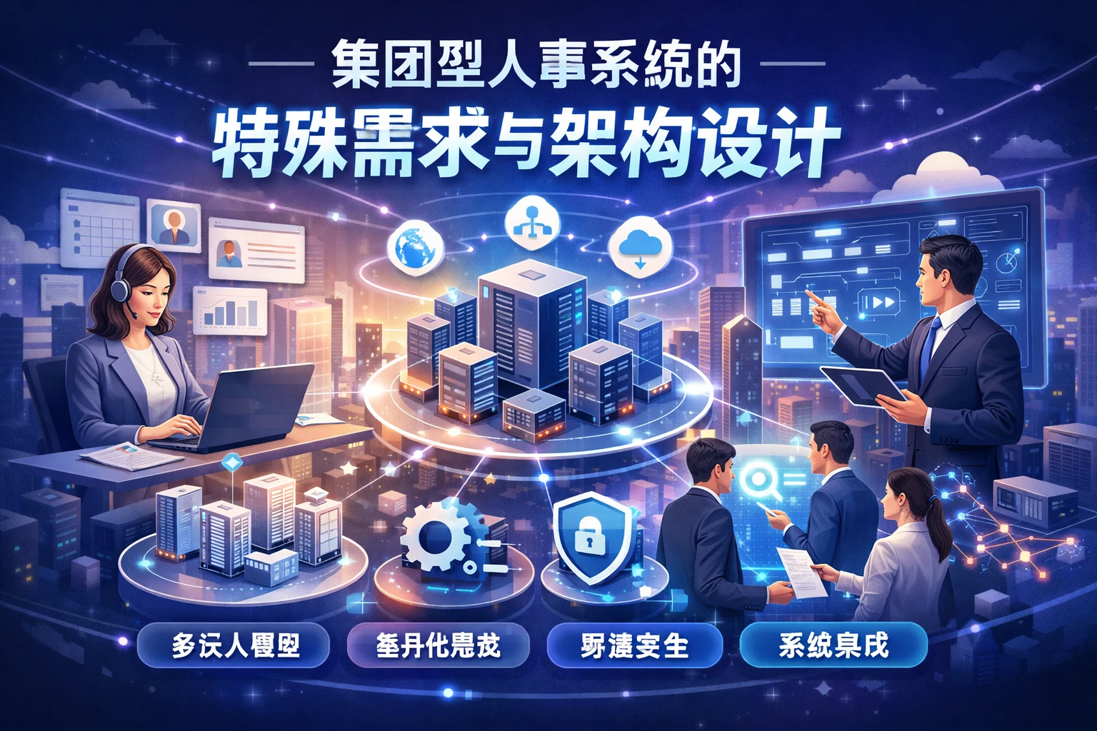 集团型人事系统的特殊需求与架构设计