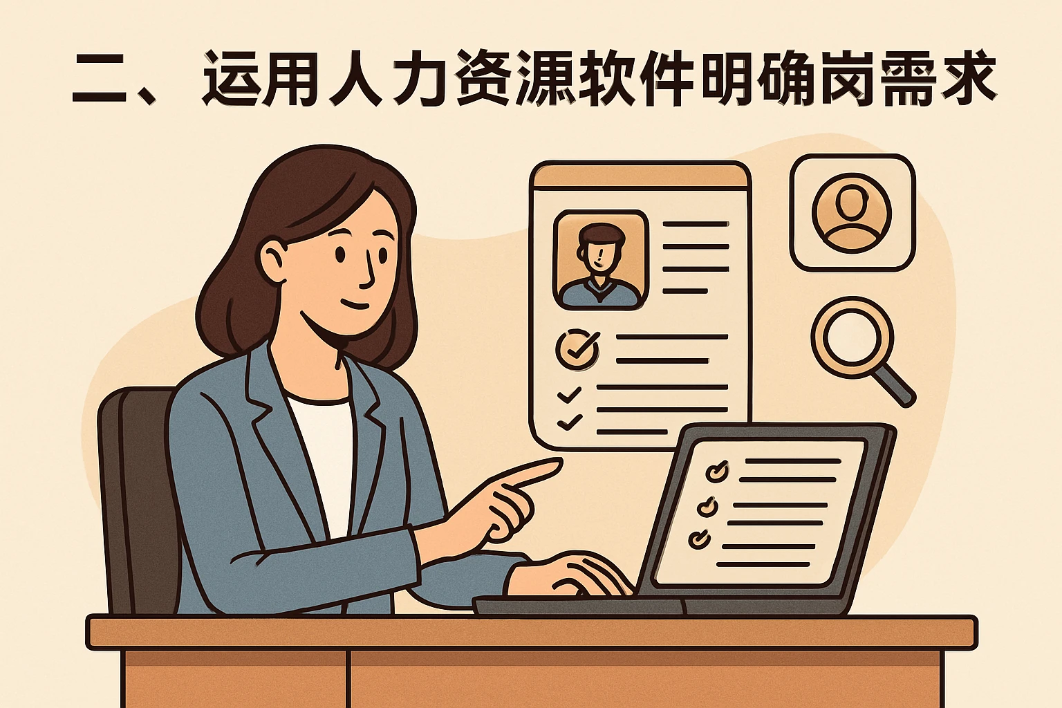 二、运用人力资源软件明确岗位需求