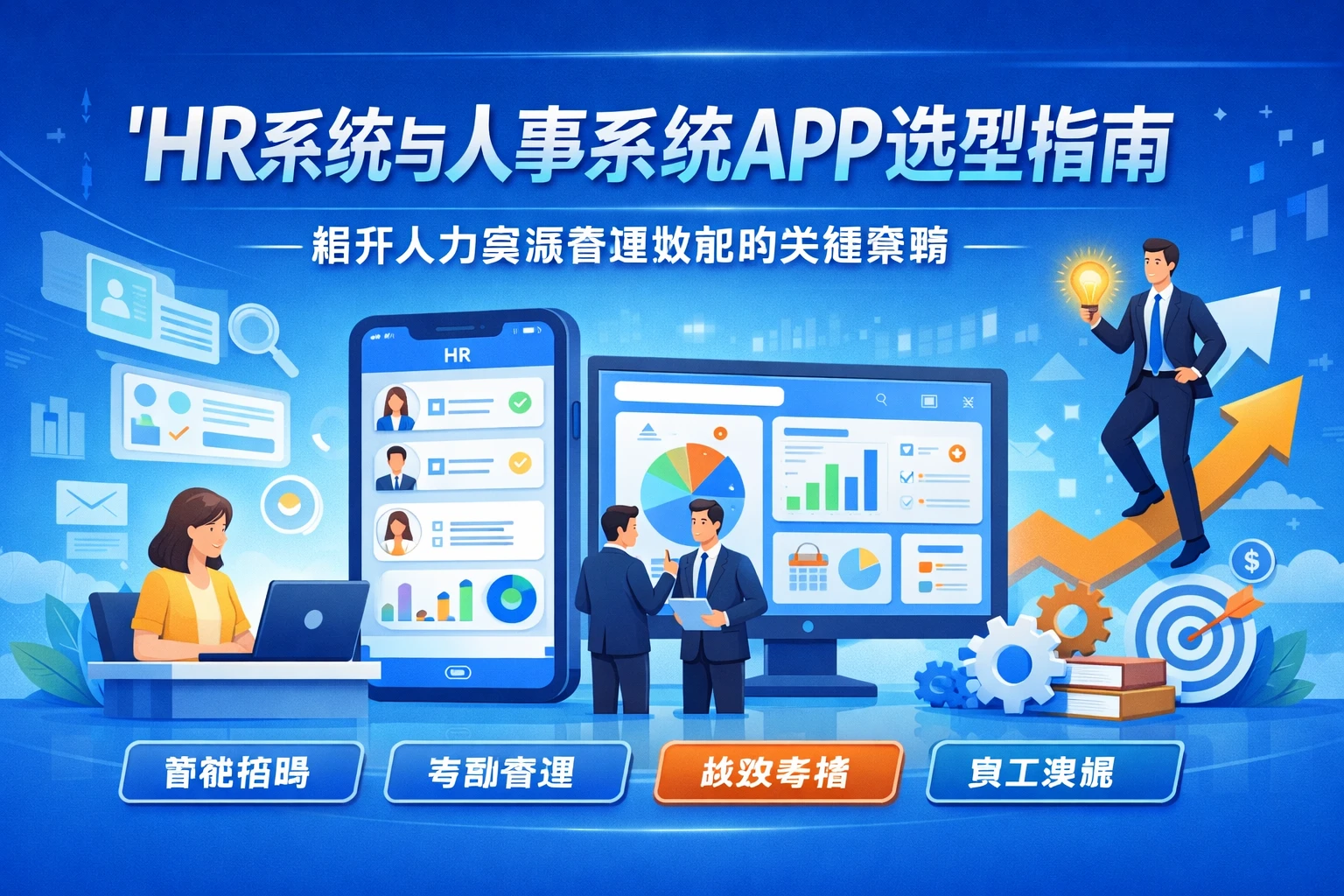 HR系统与人事系统APP选型指南:提升人力资源管理效能的关键策略