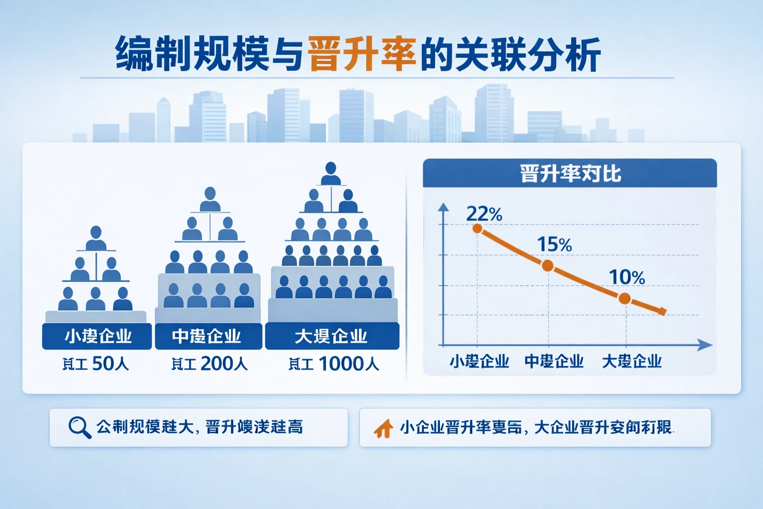 编制规模与晋升率的关联分析