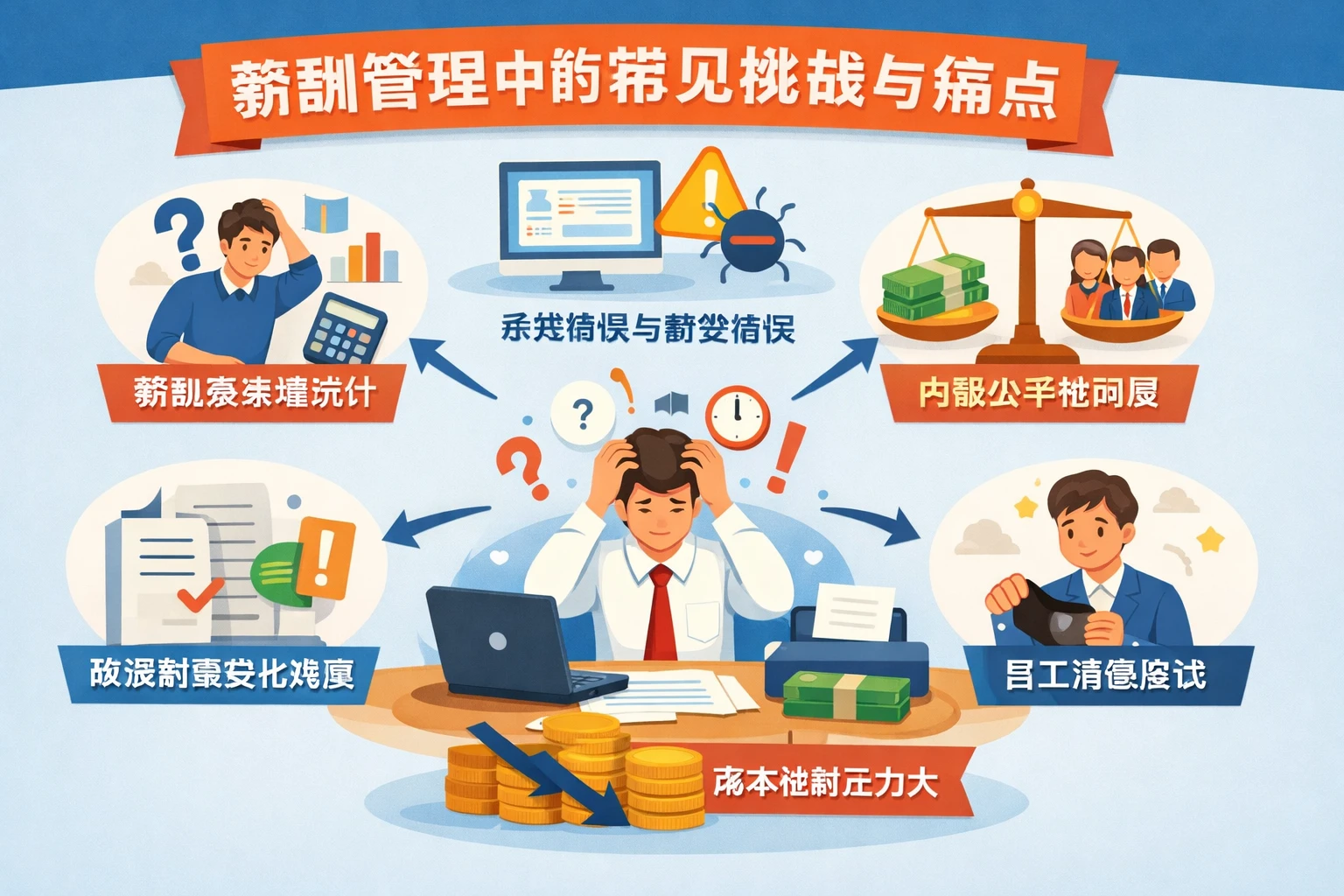 薪酬管理中的常见挑战与痛点