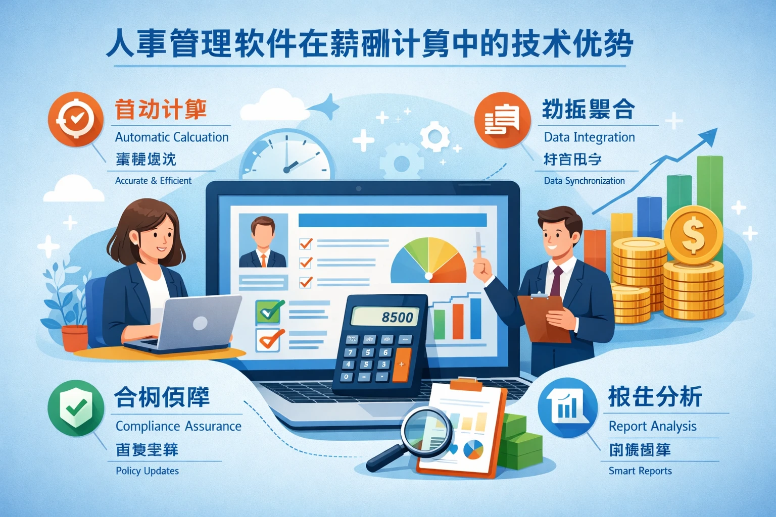 人事管理软件在薪酬计算中的技术优势
