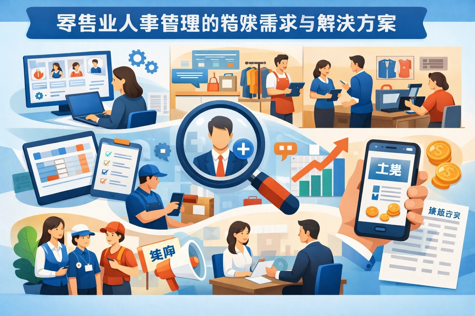 零售业人事管理的特殊需求与解决方案