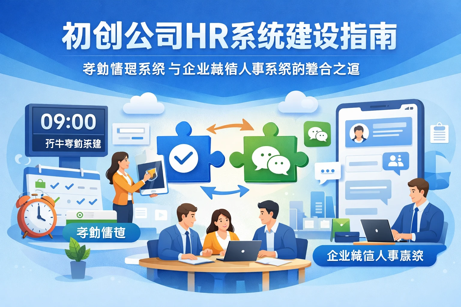 初创公司HR系统建设指南：考勤管理系统与企业微信人事系统的整合之道