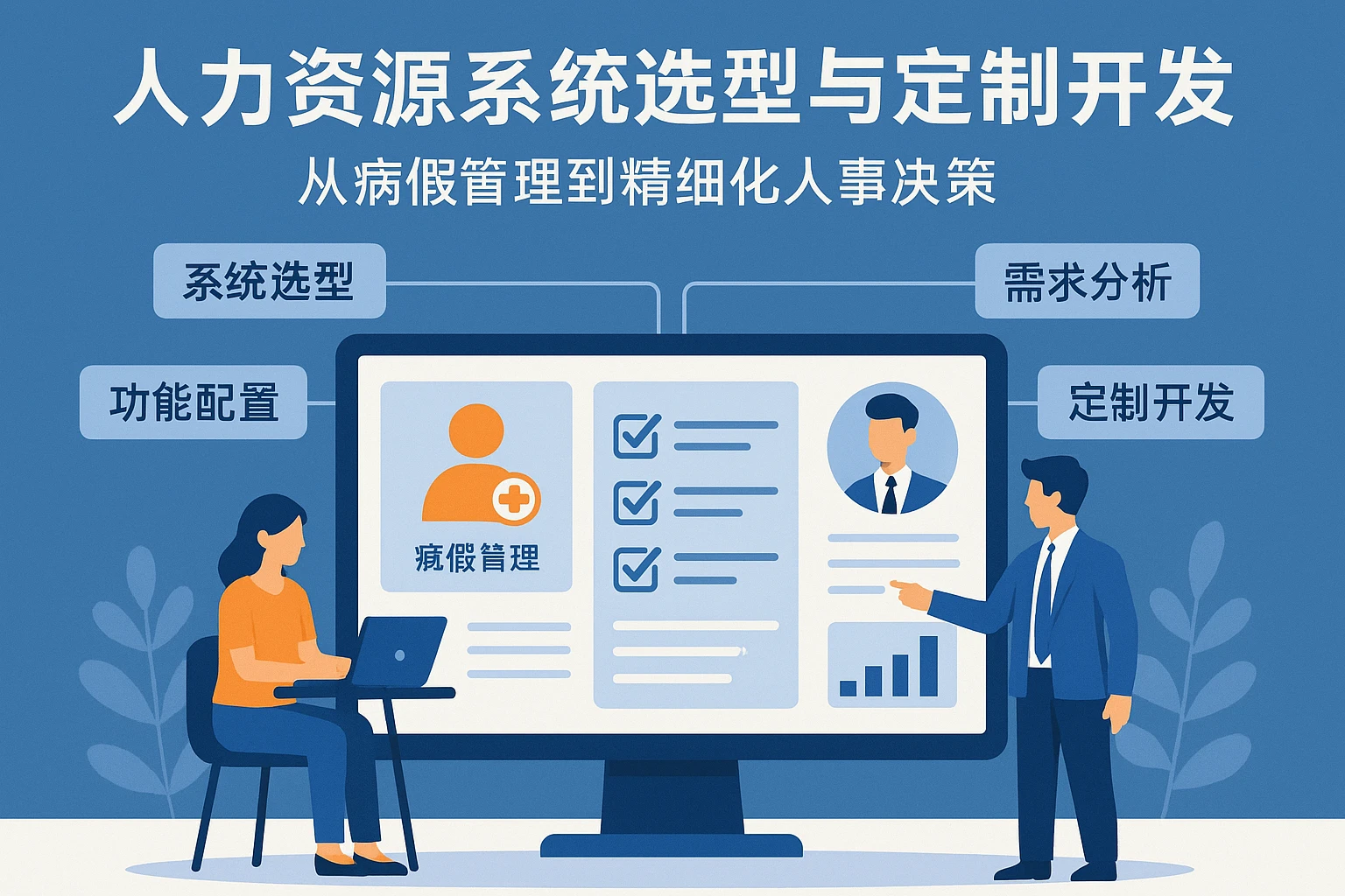 人力资源系统选型与定制开发：从病假管理到精细化人事决策