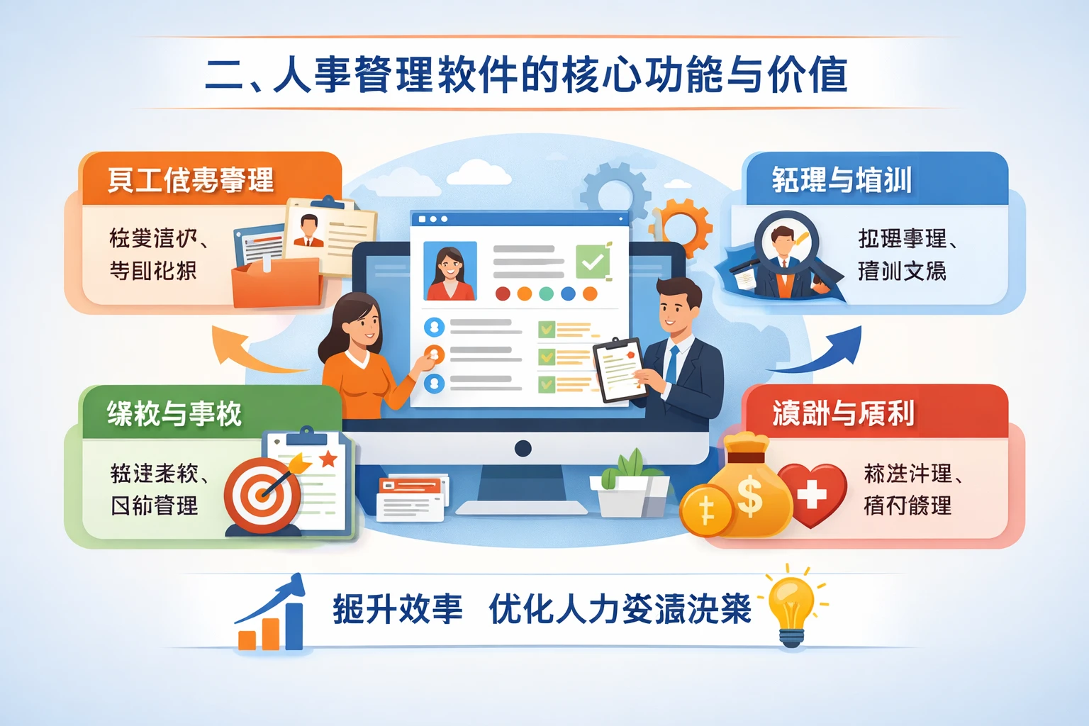 二、人事管理软件的核心功能与价值