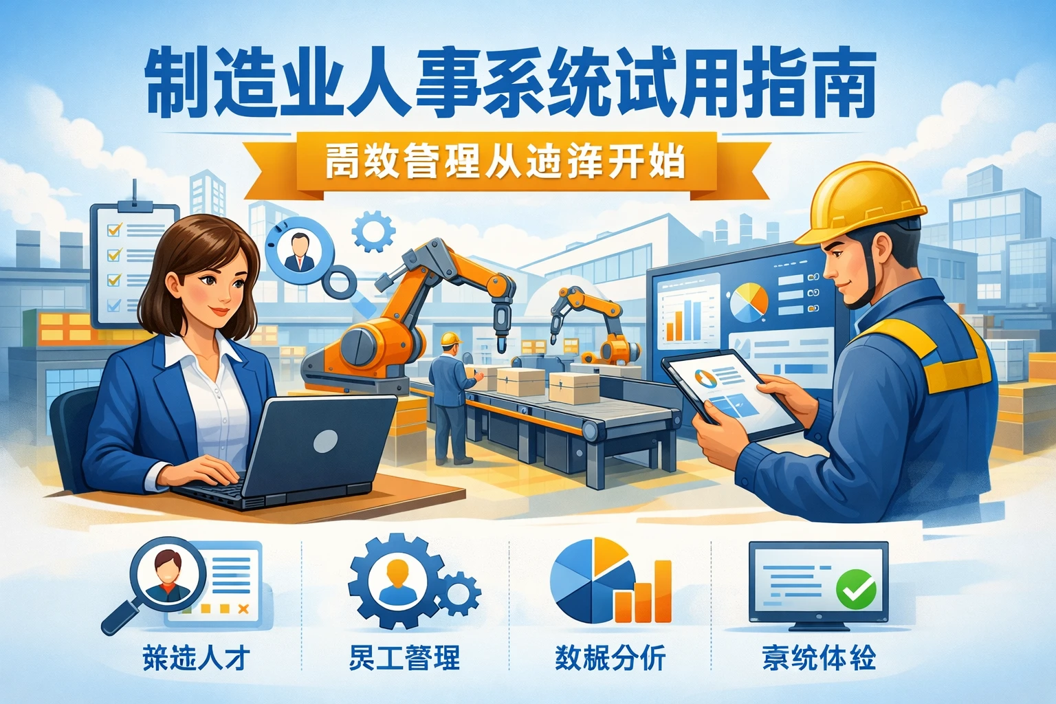 制造业人事系统试用指南：高效管理从选择开始