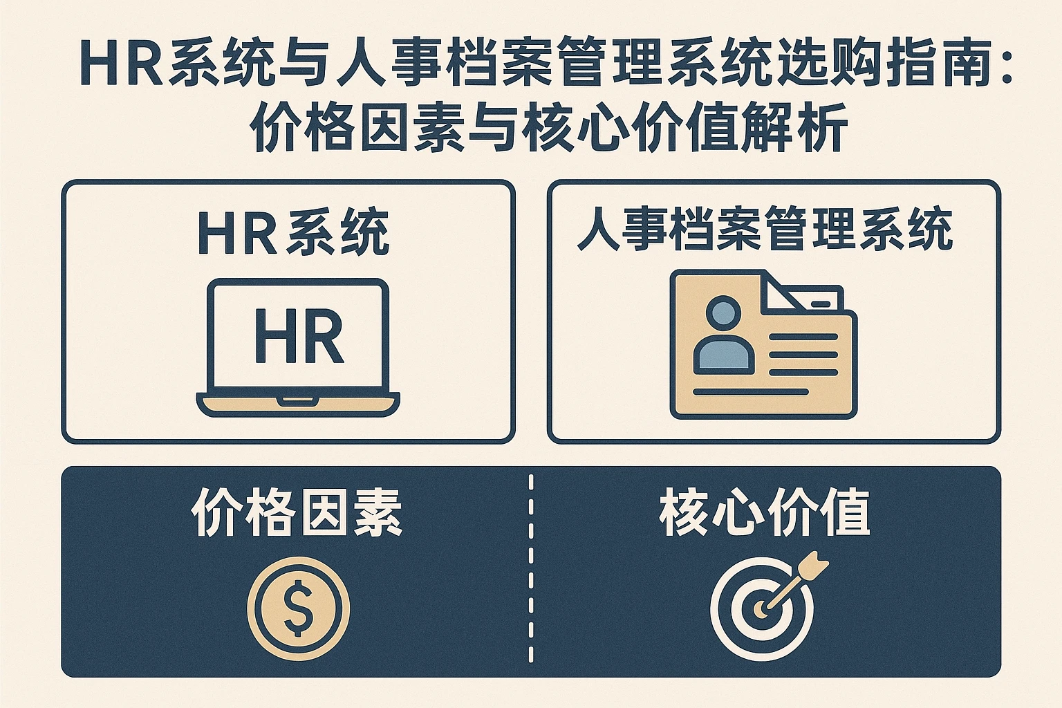 HR系统与人事档案管理系统选购指南：价格因素与核心价值解析