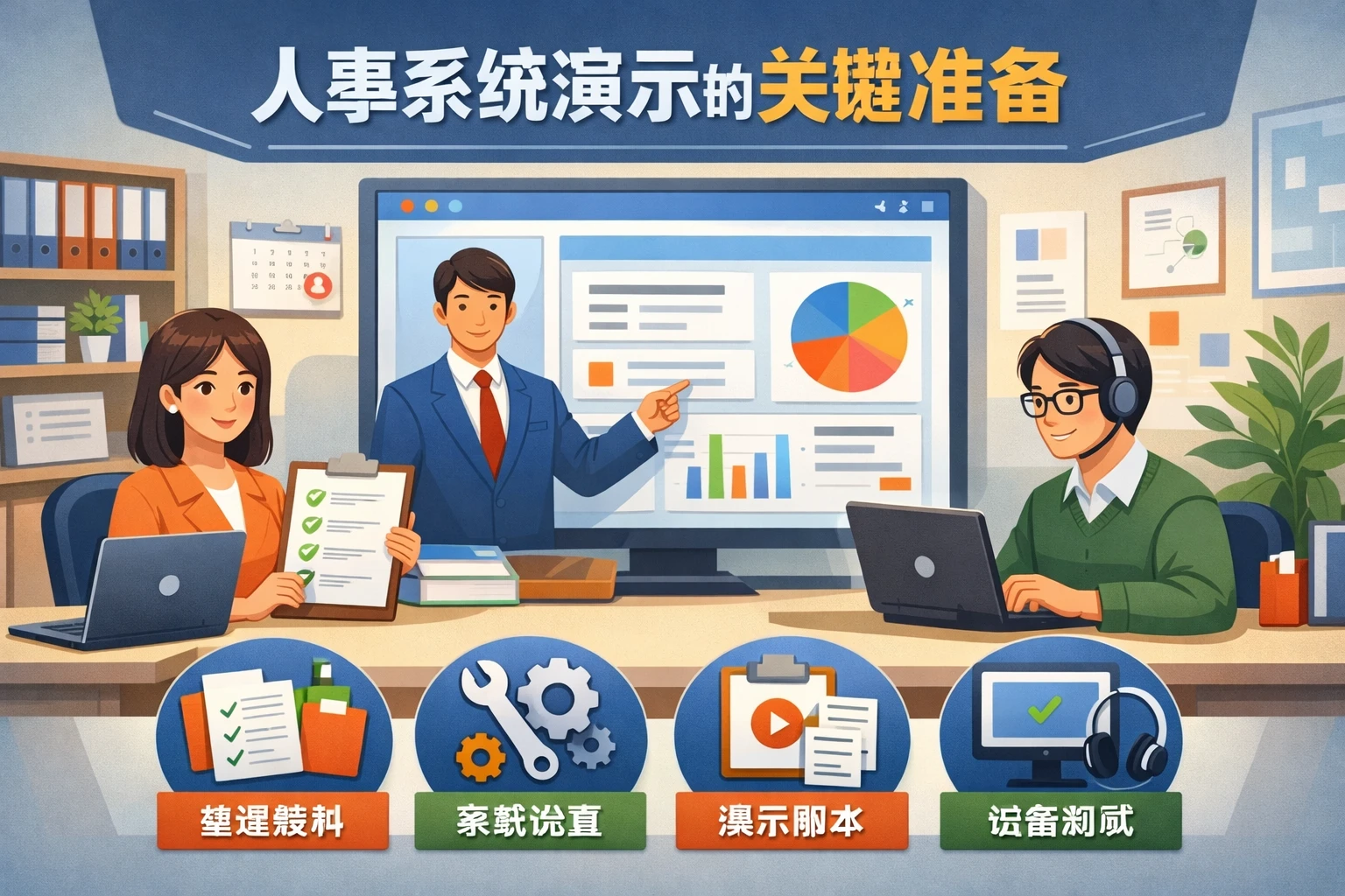 人事系统演示的关键准备