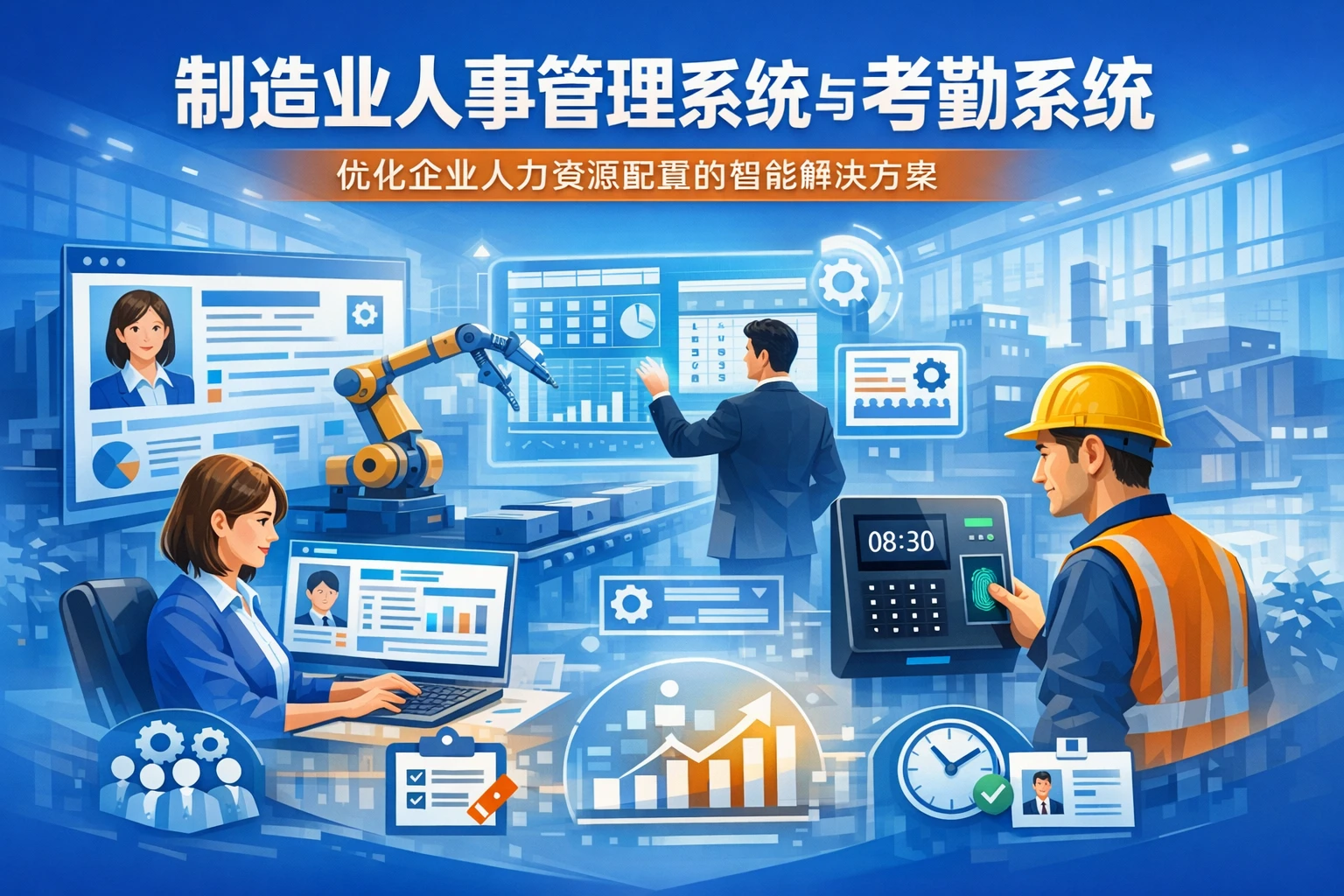 制造业人事管理系统与考勤系统:优化企业人力资源配置的智能解决方案