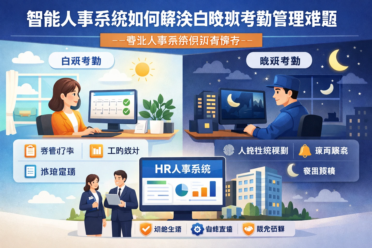 智能人事系统如何解决白晚班考勤管理难题 - 专业人事系统供应商推荐