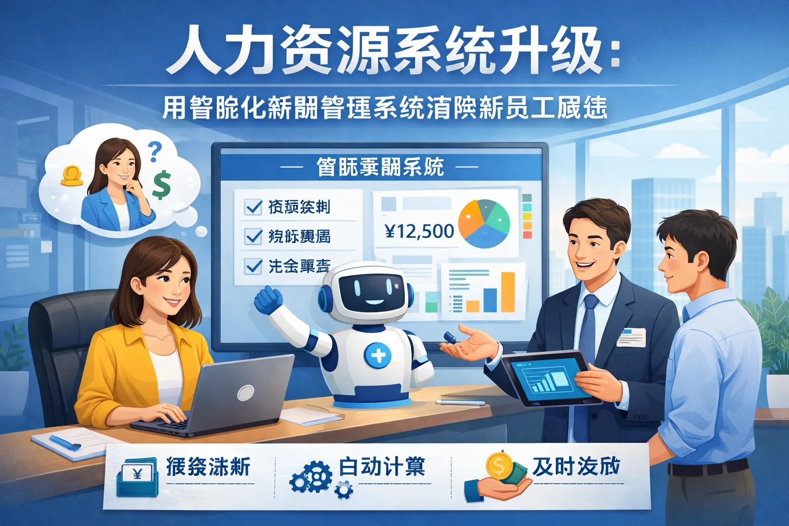 人力资源系统升级：用智能化薪酬管理系统消除新员工顾虑