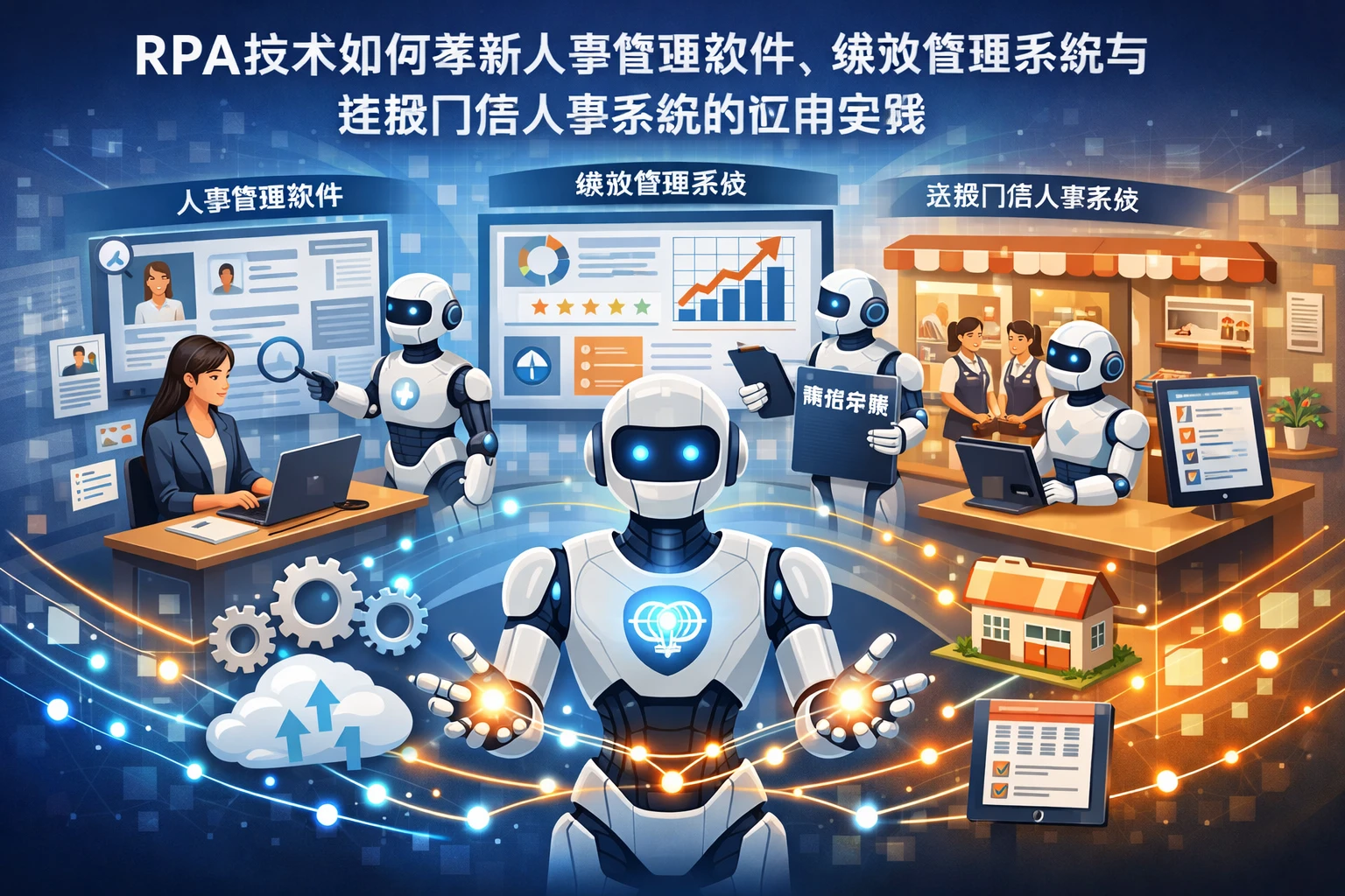 RPA技术如何革新人事管理软件、绩效管理系统与连锁门店人事系统的应用实践