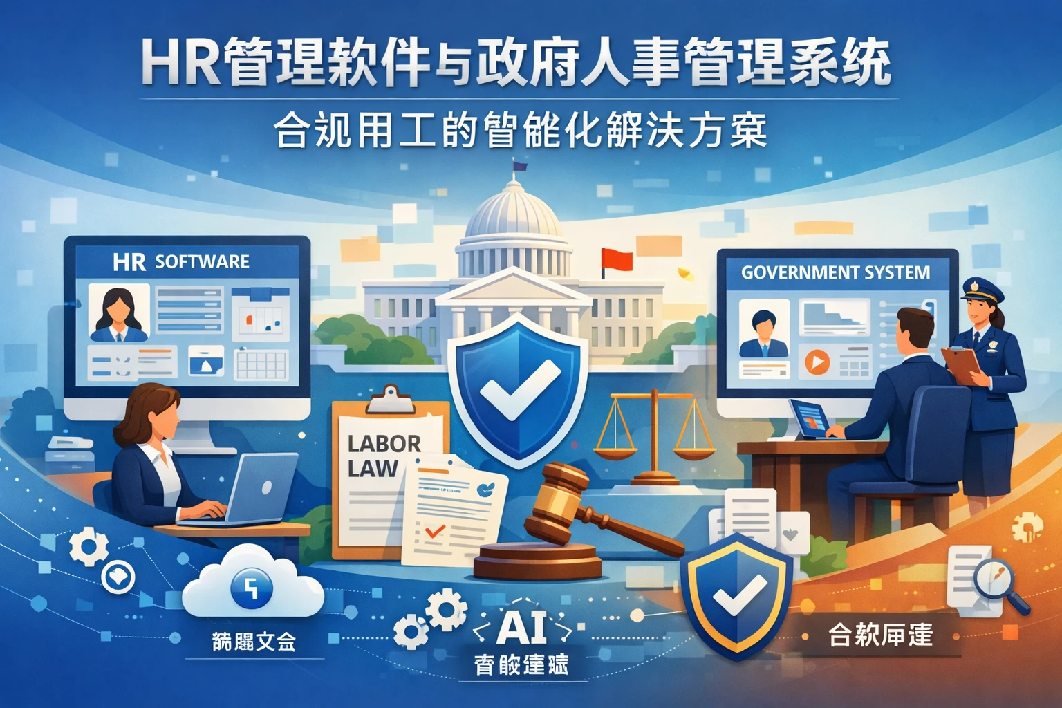 HR管理软件与政府人事管理系统:合规用工的智能化解决方案