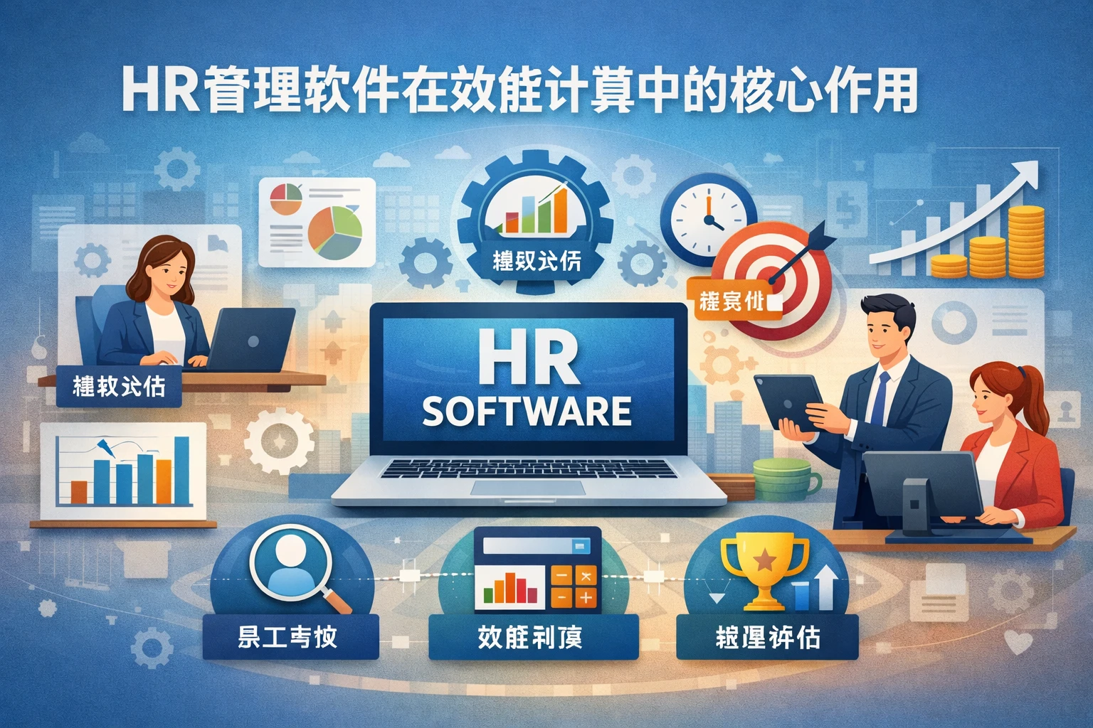 HR管理软件在效能计算中的核心作用