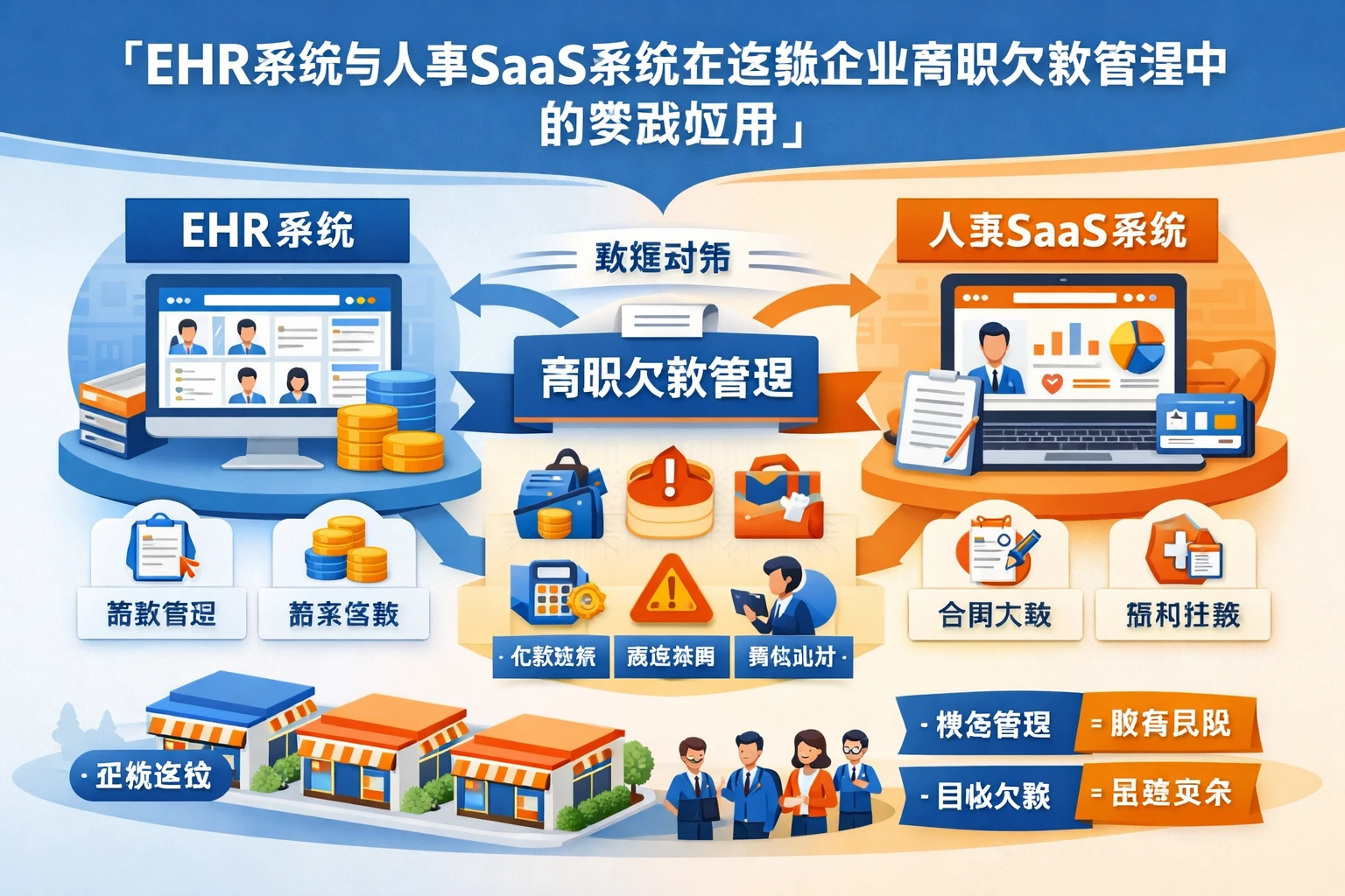 EHR系统与人事SaaS系统在连锁企业离职欠款管理中的实践应用