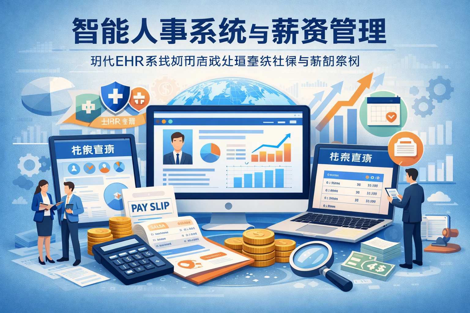 智能人事系统与薪资管理：现代EHR系统如何高效处理复杂社保与薪酬案例