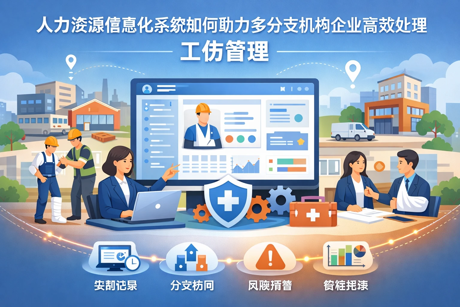 人力资源信息化系统如何助力多分支机构企业高效处理工伤管理